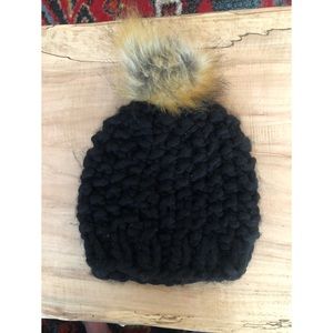 Knit Beanie with Pom
